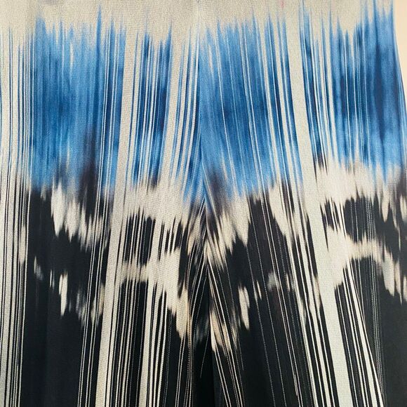 Petit Pois By Viviana G Floral Striped Pull-on Wide Leg Pants Multicolor Small - Picture 3 of 5